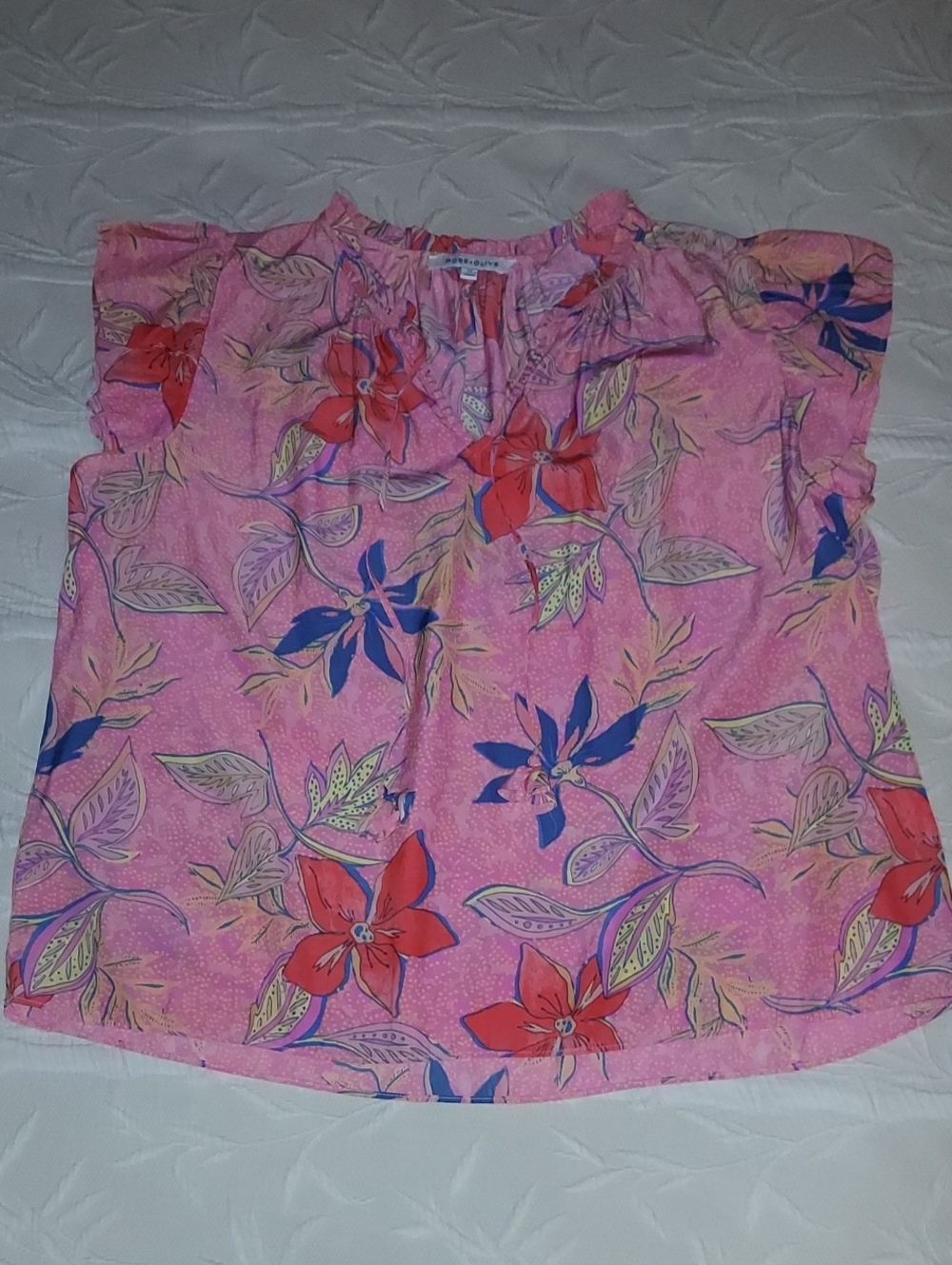 Rose & Olive Blouse - Picture 3 of 8